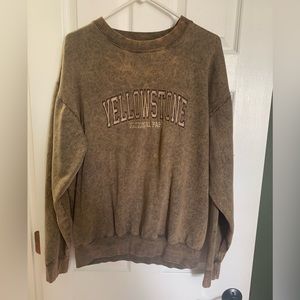 YELLOWSTONE tie dye sweatshirt